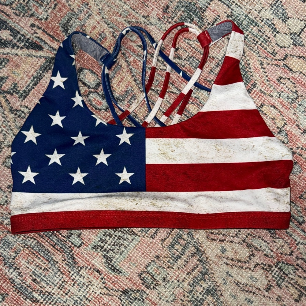 Born Primitive Stars and Stripes Sports Bra